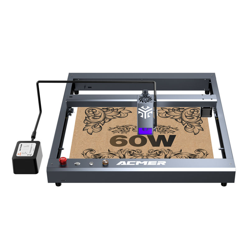 ACMER P2 60W - 68W 데스크톱 레이저 graving 머신 DC 24V 6A / 8A 고속