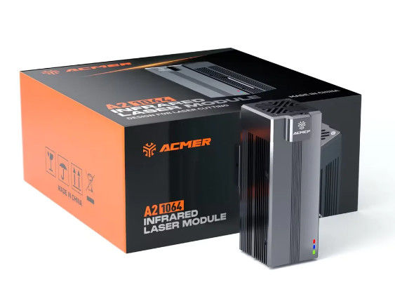ACMER 00.3mm 원형 레이저 스팟 1064nm,2W IR 듀얼 레이저 모듈 키트
