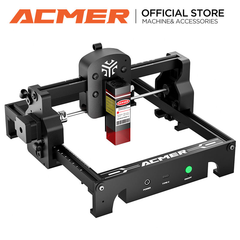 ACMER S1 미니 휴대용 레이저 graveer, 2500mw 레이저 출력, 130 * 130mm 작업 영역