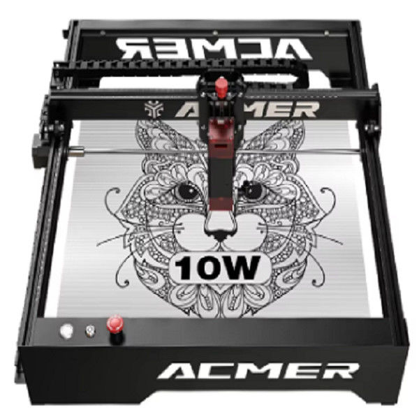 ACMER P1 10W 레이저 graver 10000mm/min 고속 데스크톱 레이저 graving 머신 10W 20W